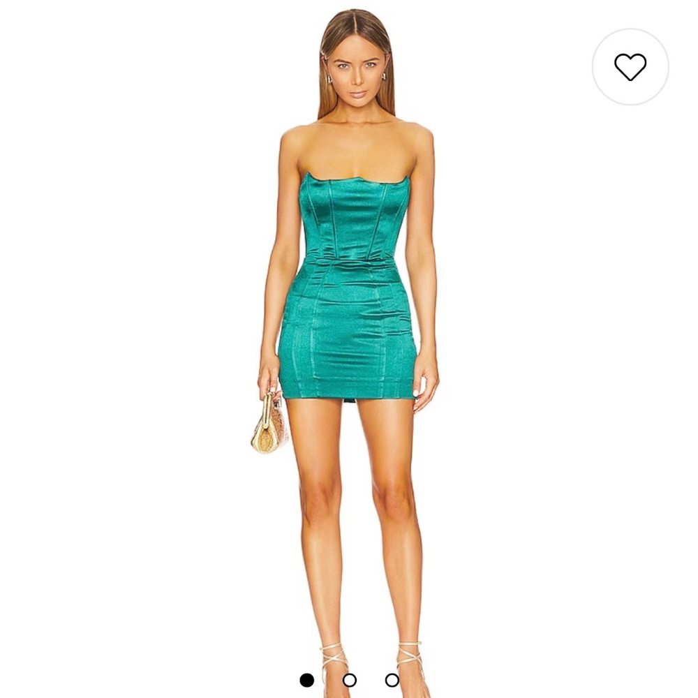 Zoe Strapless Mini Dress by the brand Superdown from Revolve
